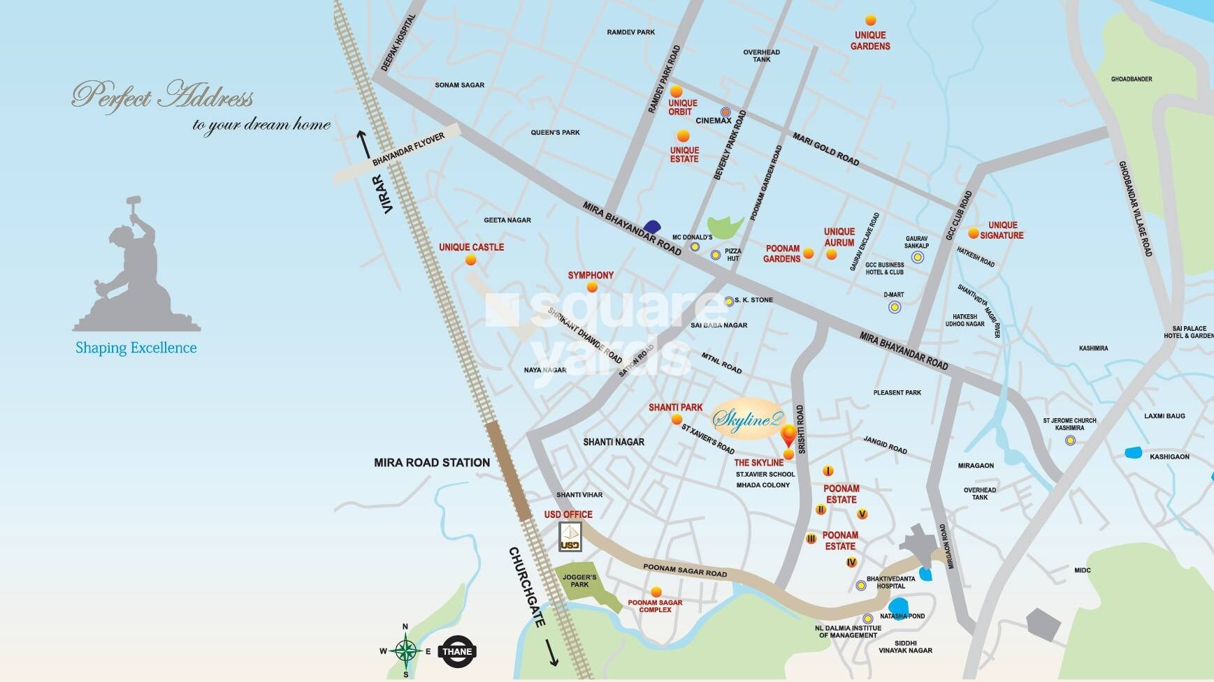 Unique Shanti Skyline 2 Location Image