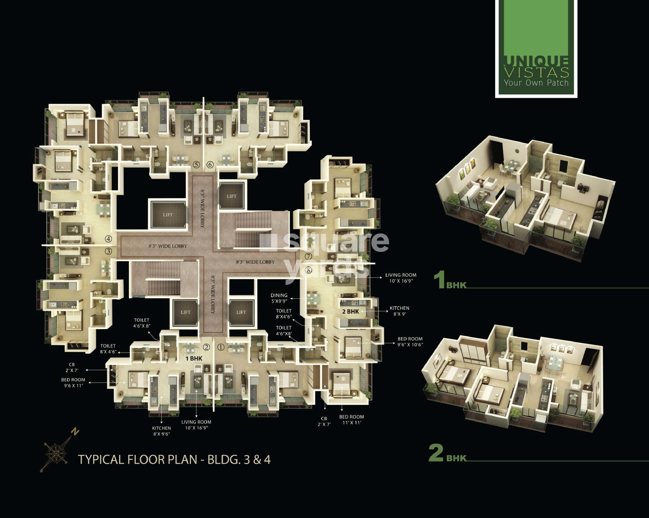 Unique Vistas Floor Plans 1