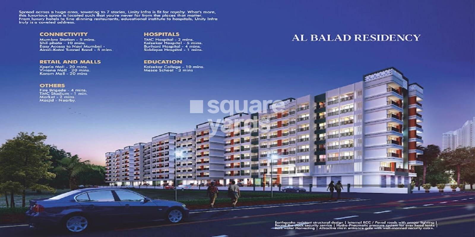 Unity Al Balad Residency, Mumbra, Thane