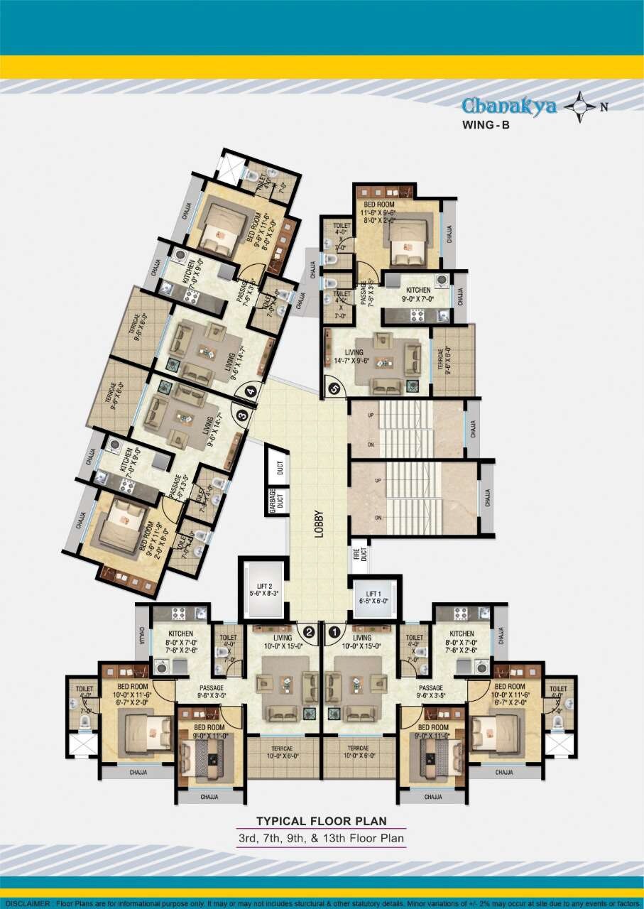 Vadilal Chanakya Floor Plans