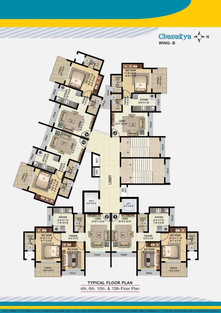 Vadilal Chanakya Floor Plans