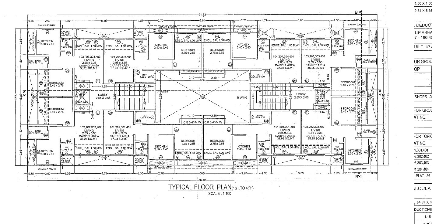 Vaishnavi Dham Complex Floor Plans