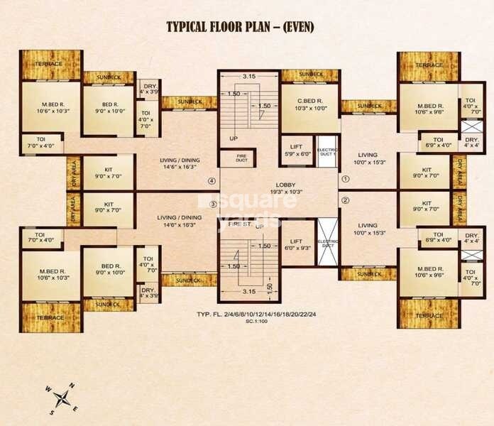 Vaishnavi Highlife Floor Plans