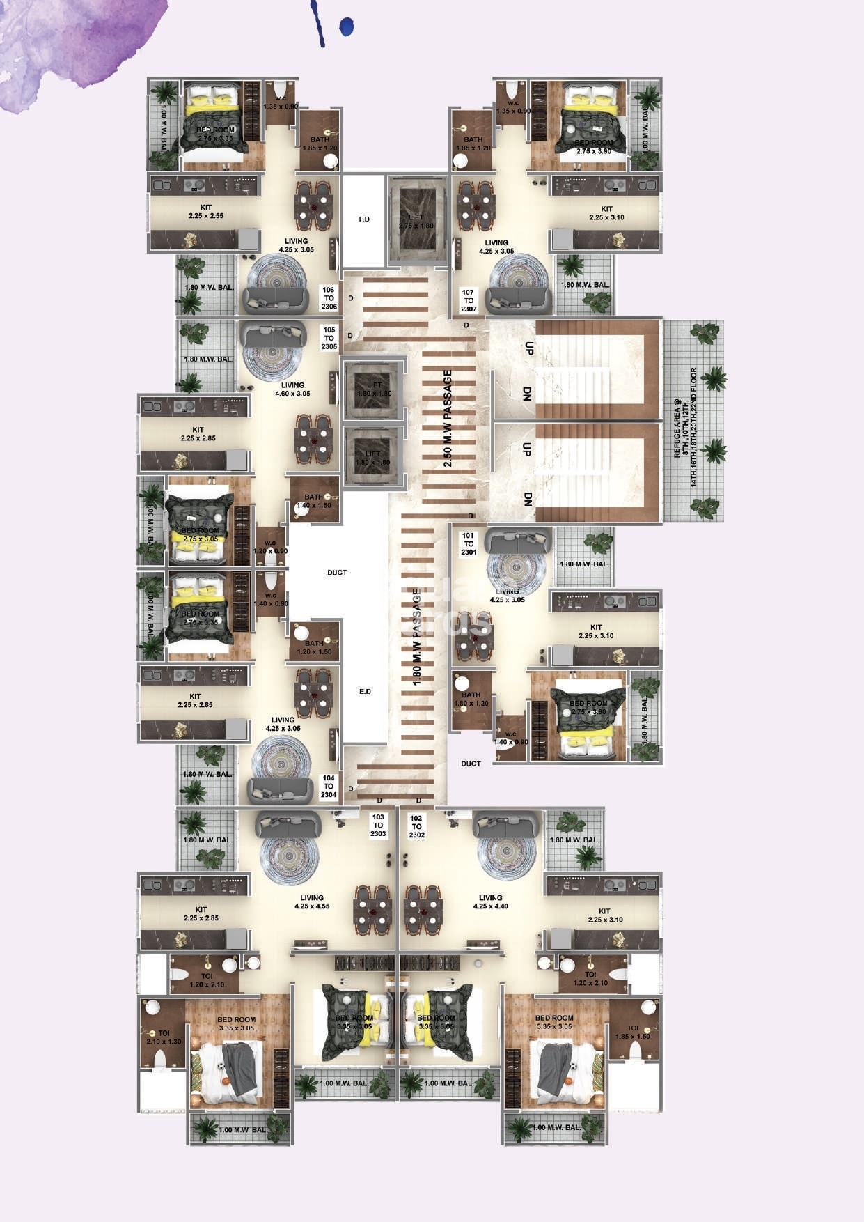 Vaishnavi Pride Kalyan Floor Plans