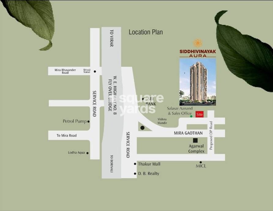 Varadvinayak Siddhivinayak Aura Location Image