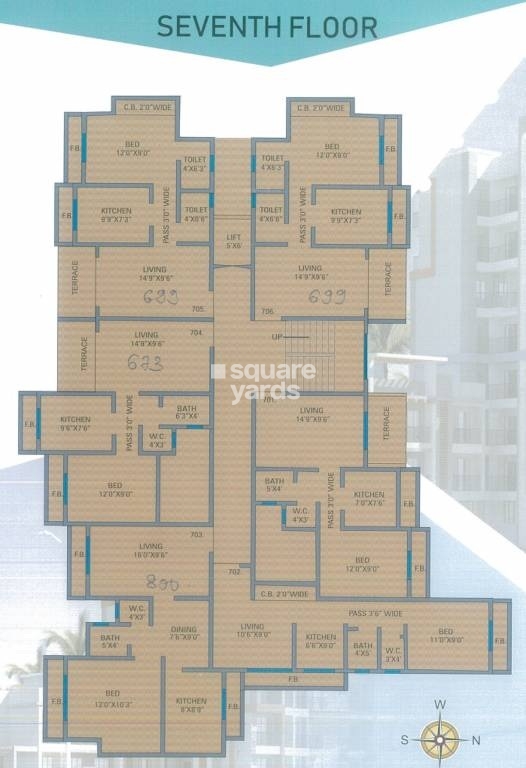 Vastu Ganesh Gajanan Nana Heights Floor Plans