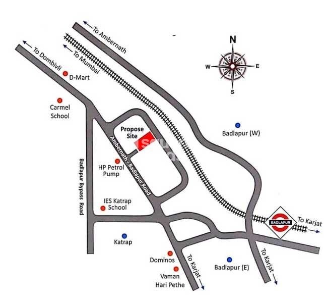 Vastu Swapnapurti Residency Location Image