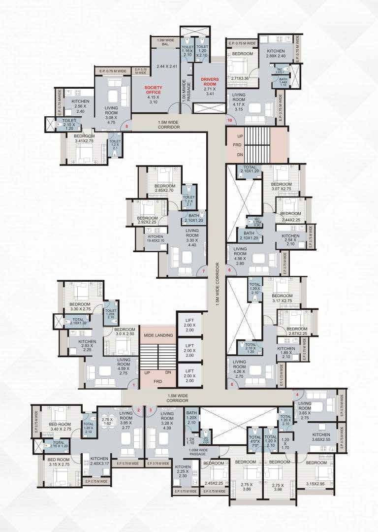 Vatsala Residency Floor Plans