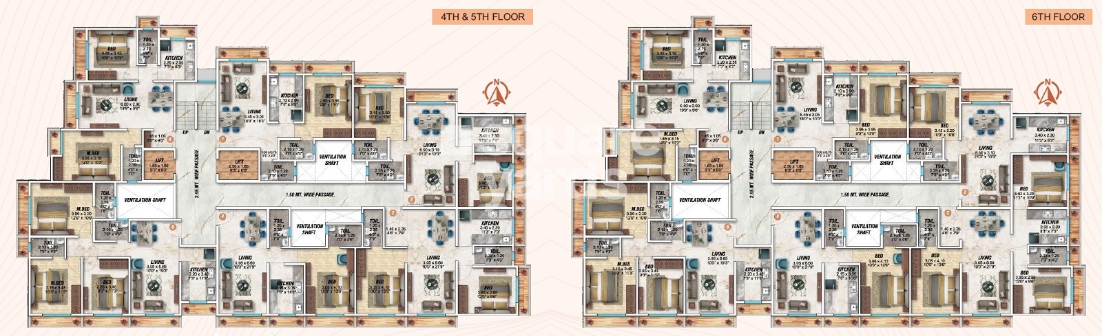 VB Veer Vishwa Floor Plans