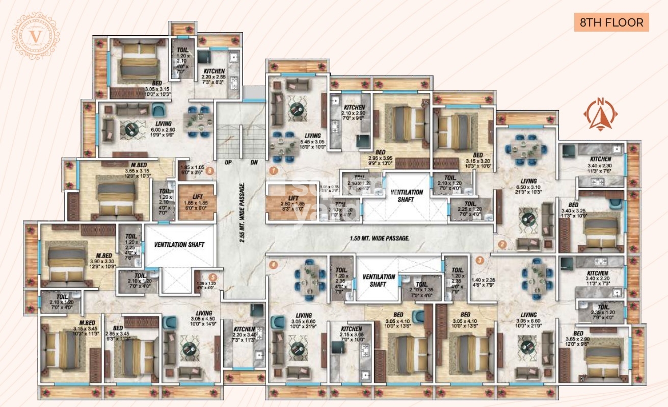 VB Veer Vishwa Floor Plans