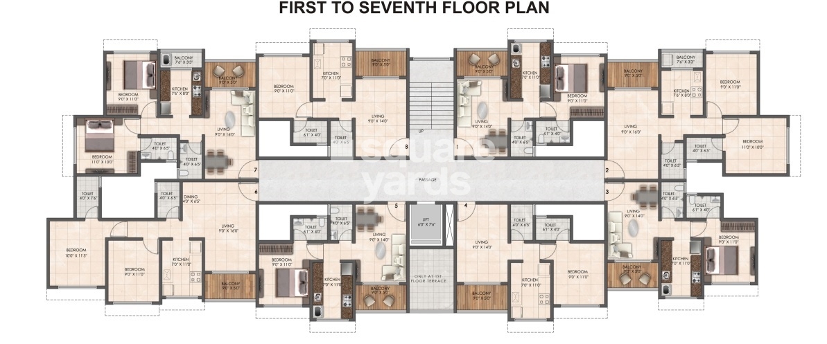 Vedang Lake City Floor Plans