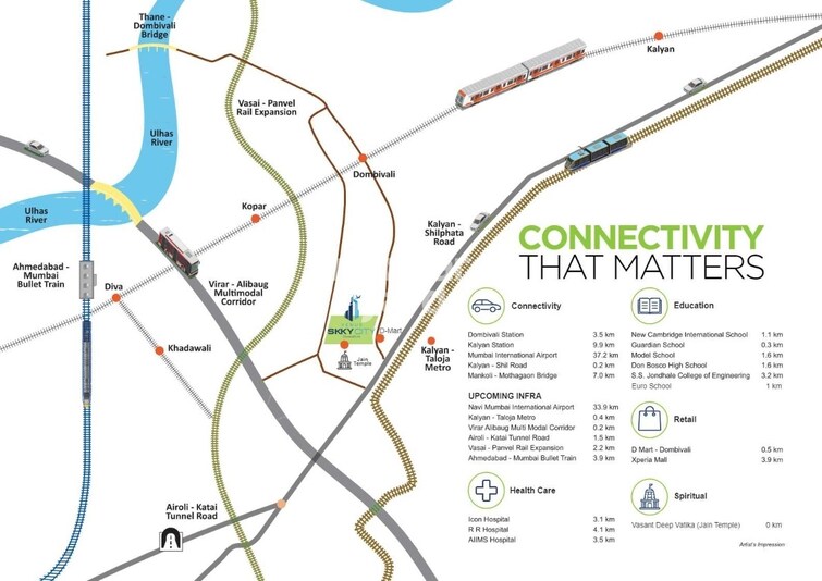 Venus Skky City Vivanta Location Image