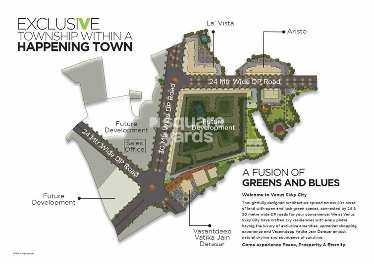 Venus Skky City Vivanta Master Plan Image