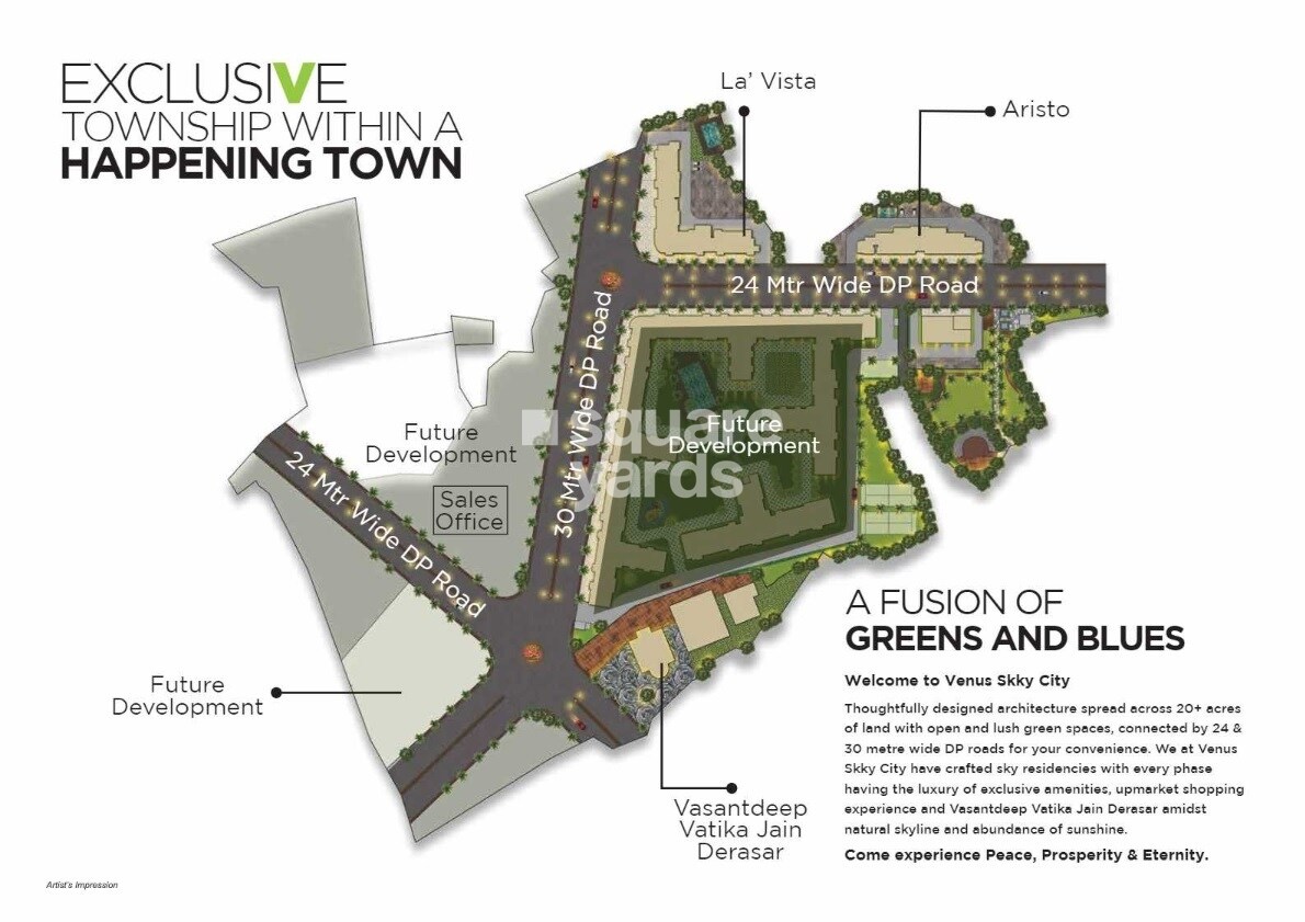 Venus Skky City Vivanta Master Plan Image