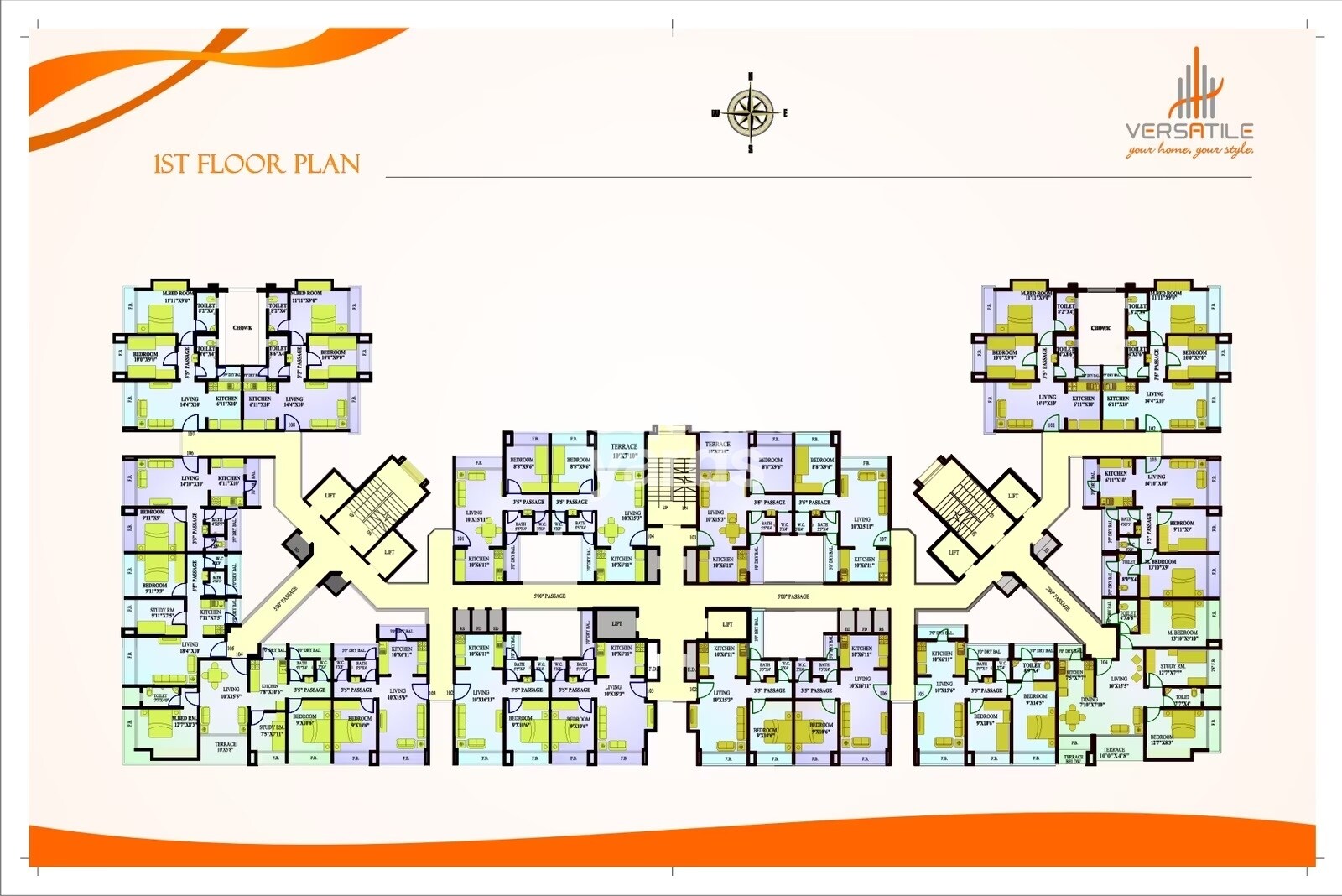 Versatile Omkar Heights Floor Plans