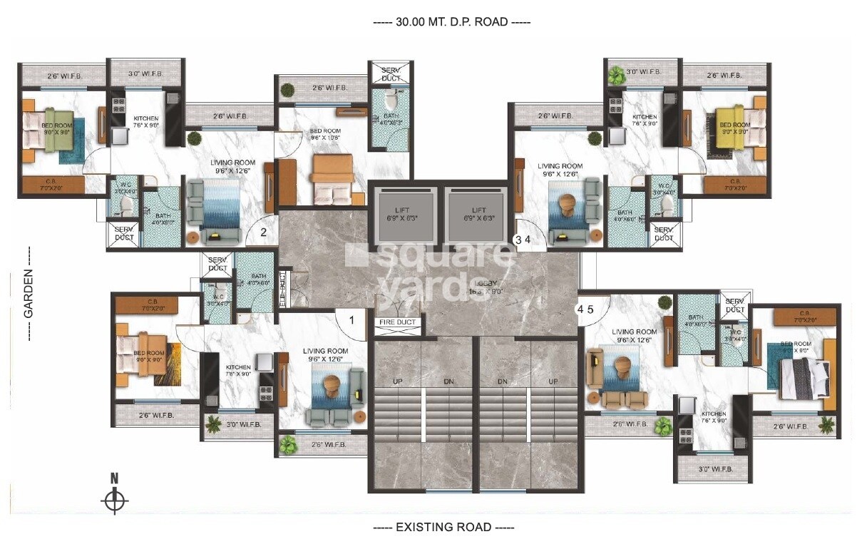 Vighanhartha Sankalp Residency Floor Plans