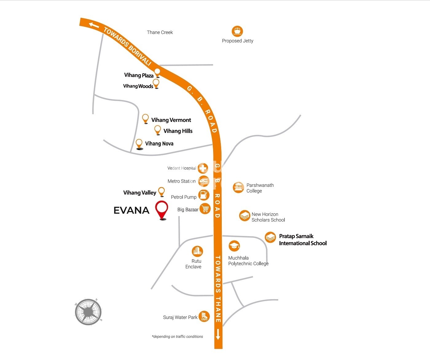 Vihang Evana Location Image