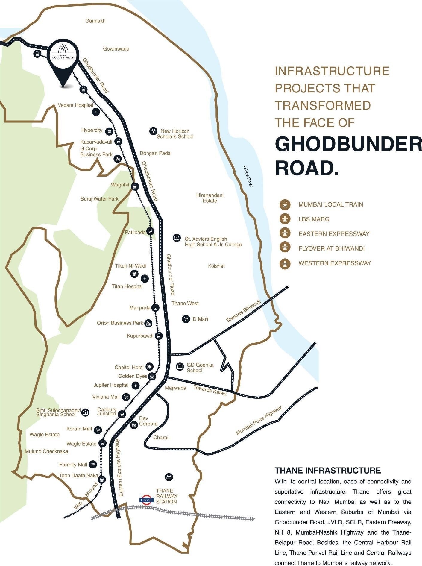 Vihang Golden Hills B3 Location Image