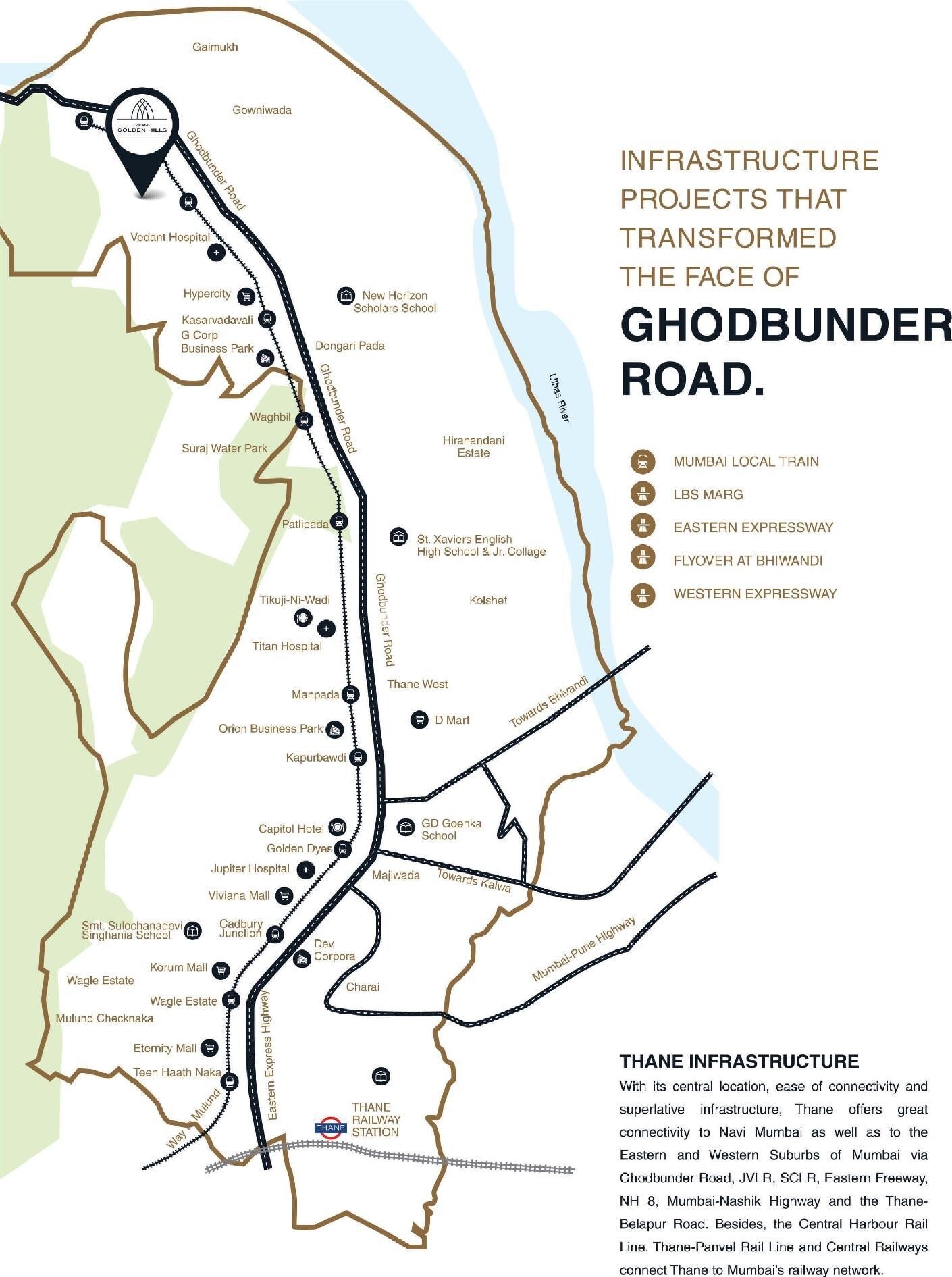 Vihang Golden Hills Location Image