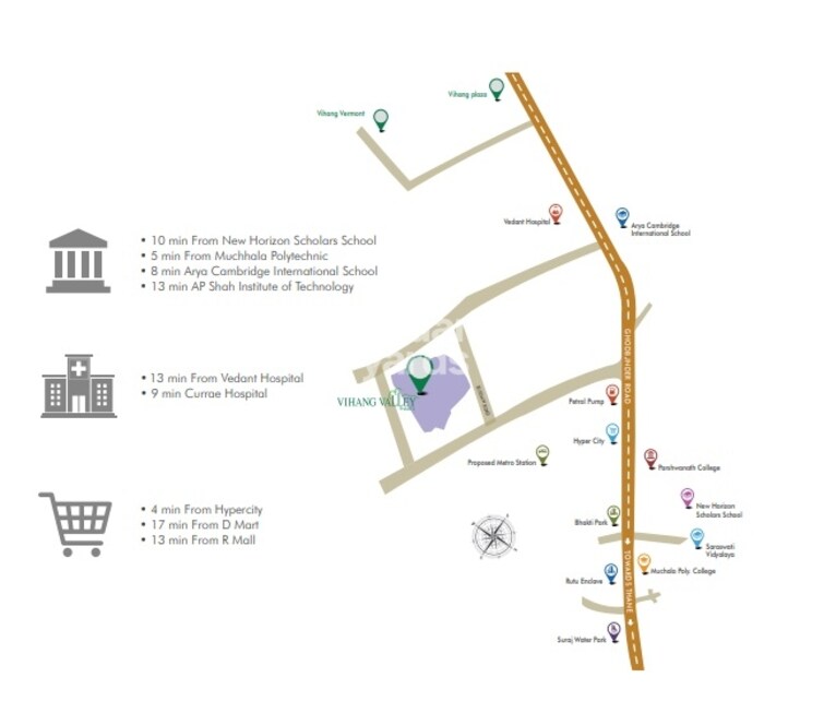 Vihang Valley Rio Location Image