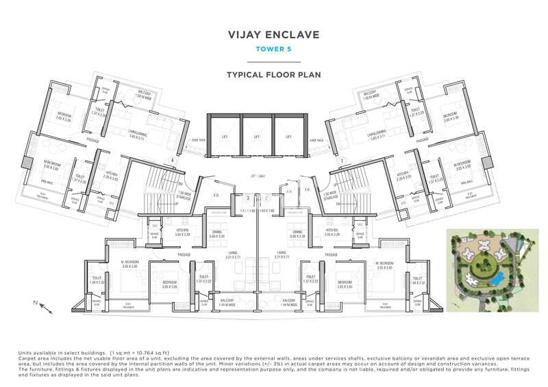 Vijay Enclave Floor Plans