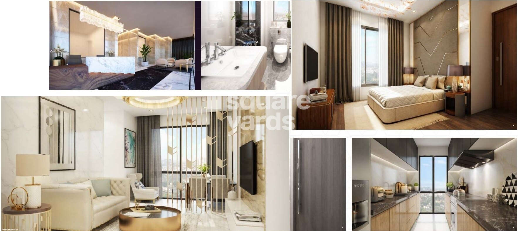 Vikas Ritz Apartment Interiors 1