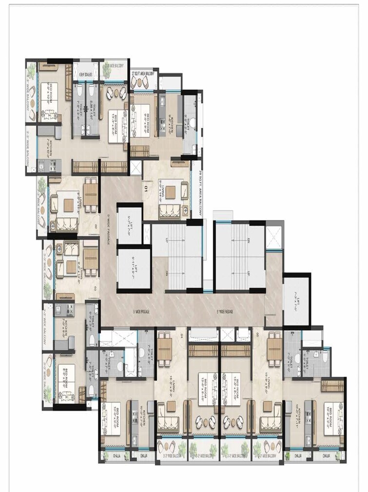 Vinayak Complex Floor Plans