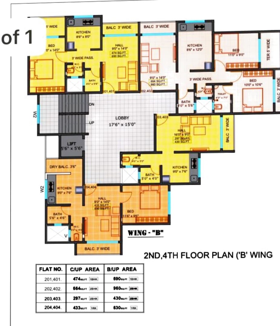 Vinayak Platina Floor Plans
