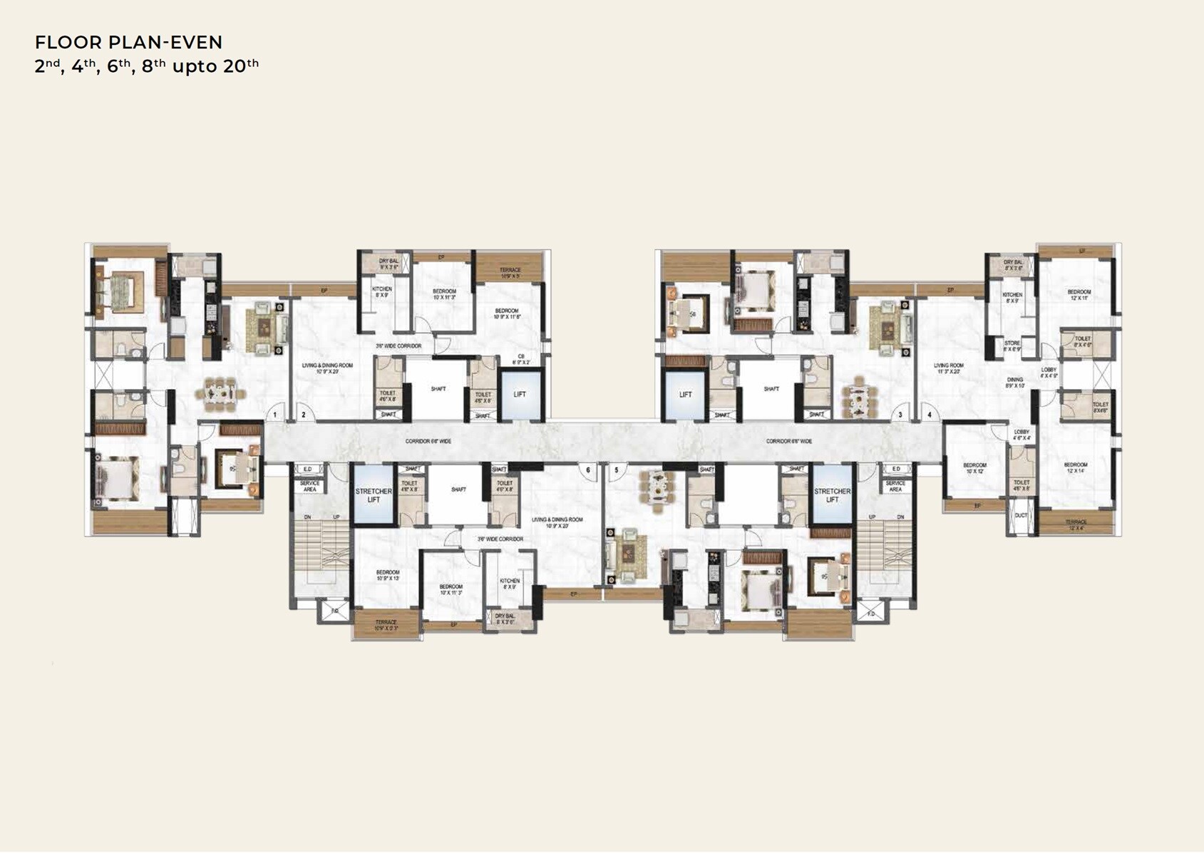 Vinayak Shreeji Landmark Floor Plans