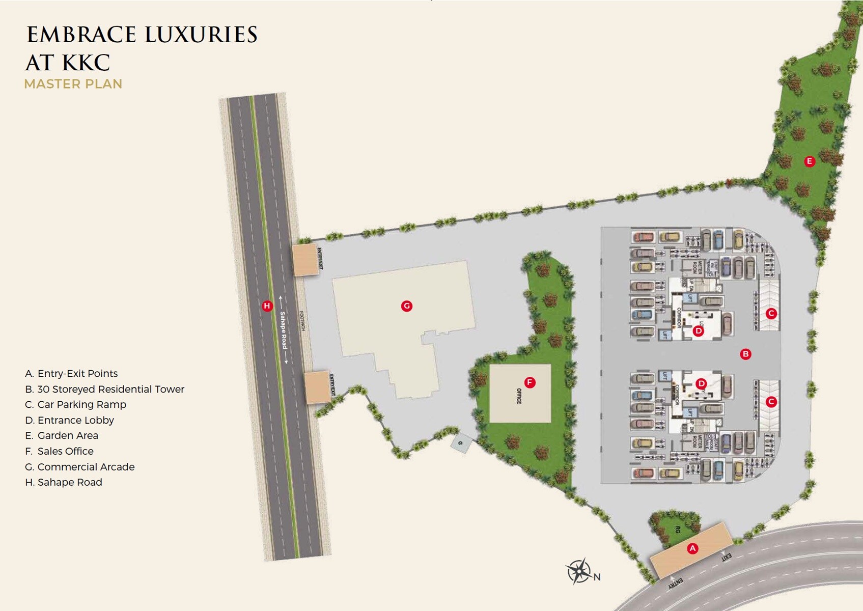 Vinayak Shreeji Landmark Master Plan Image