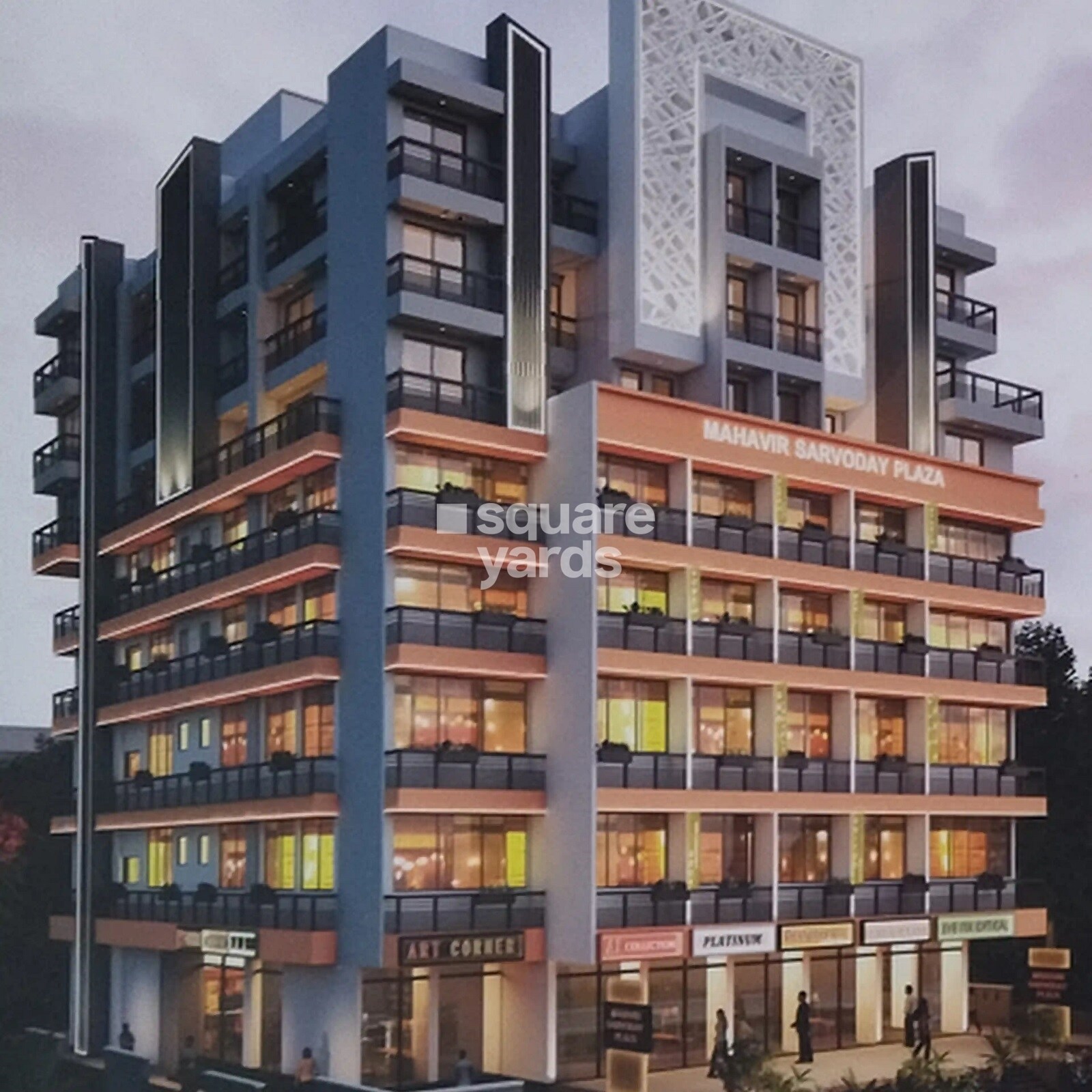 Vira Mahavir Sarvoday Plaza Apartment Exteriors