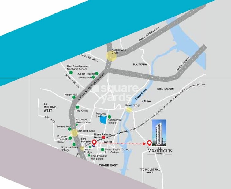 Viraj Heights Location Image