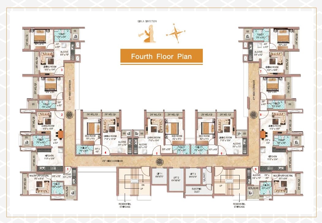 Virani Marina Floor Plans