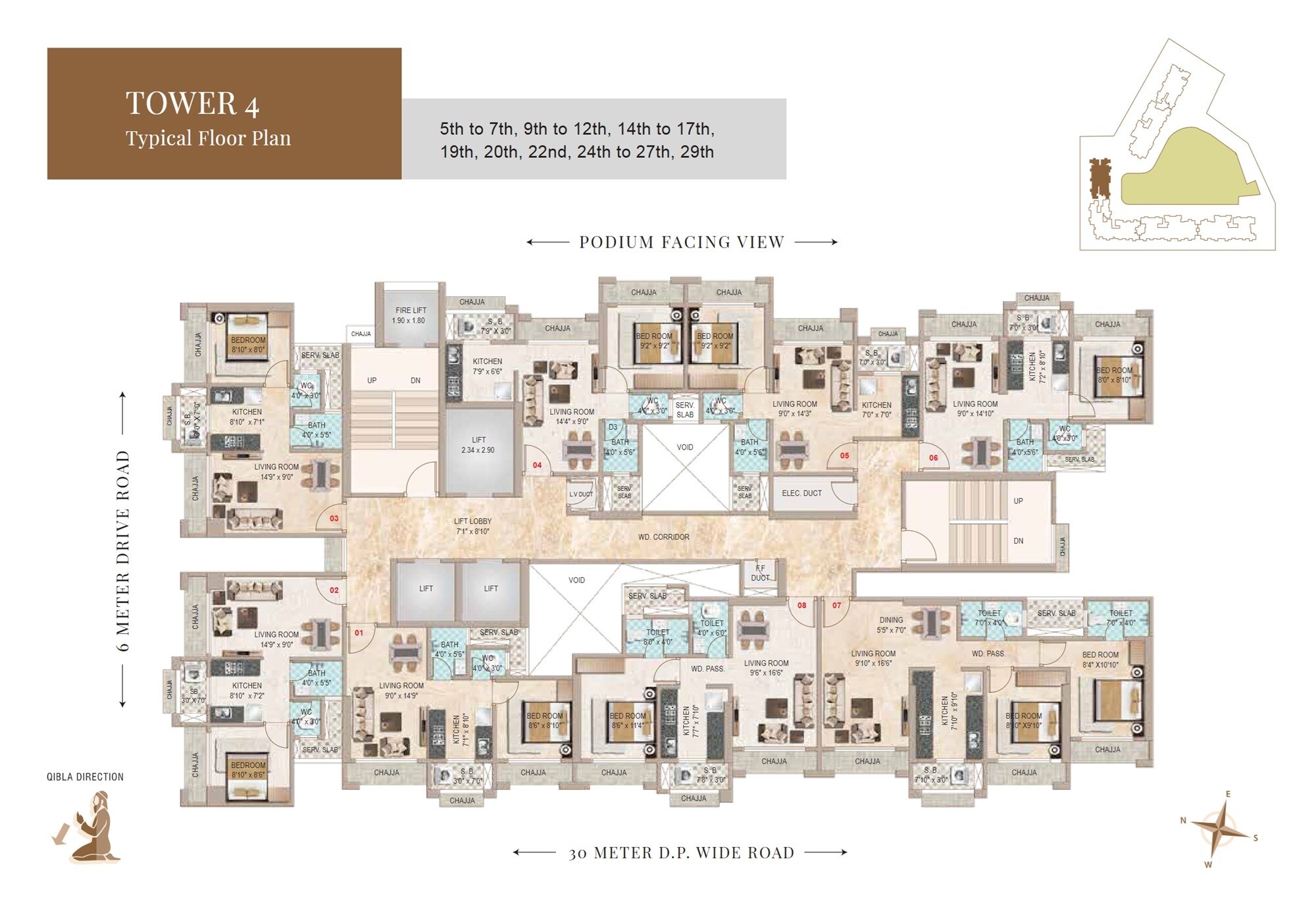 Virani Sky Heights Floor Plans 3