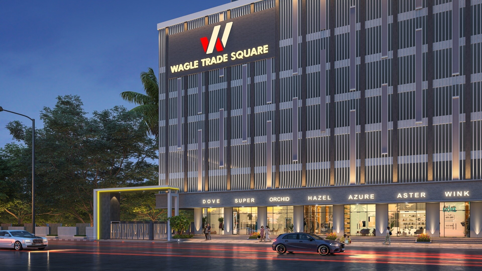 Wagle Trade Square Commercial Exteriors 2