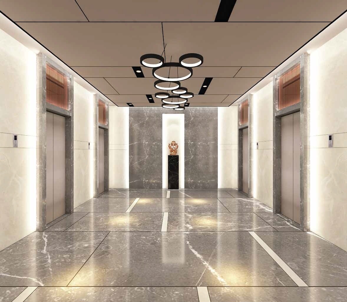 Wagle Trade Square Lift Lobby Image