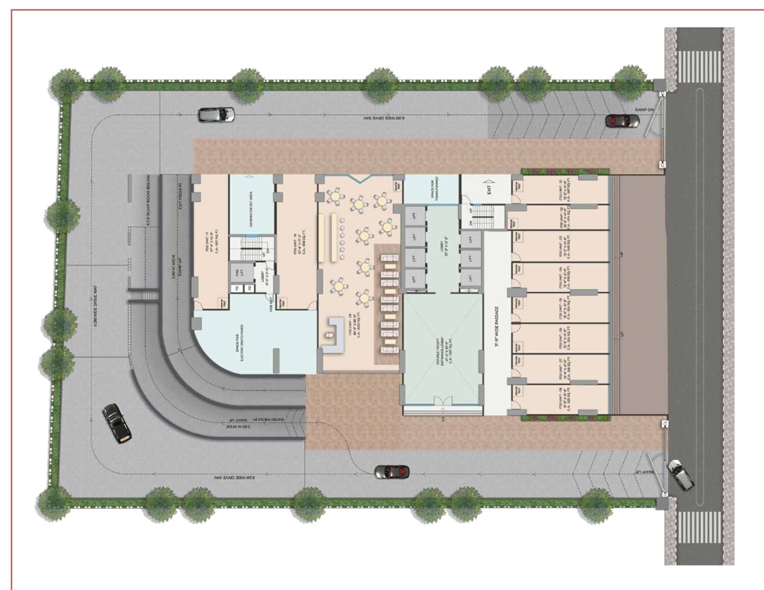 Wagle Trade Square Master Plan Image