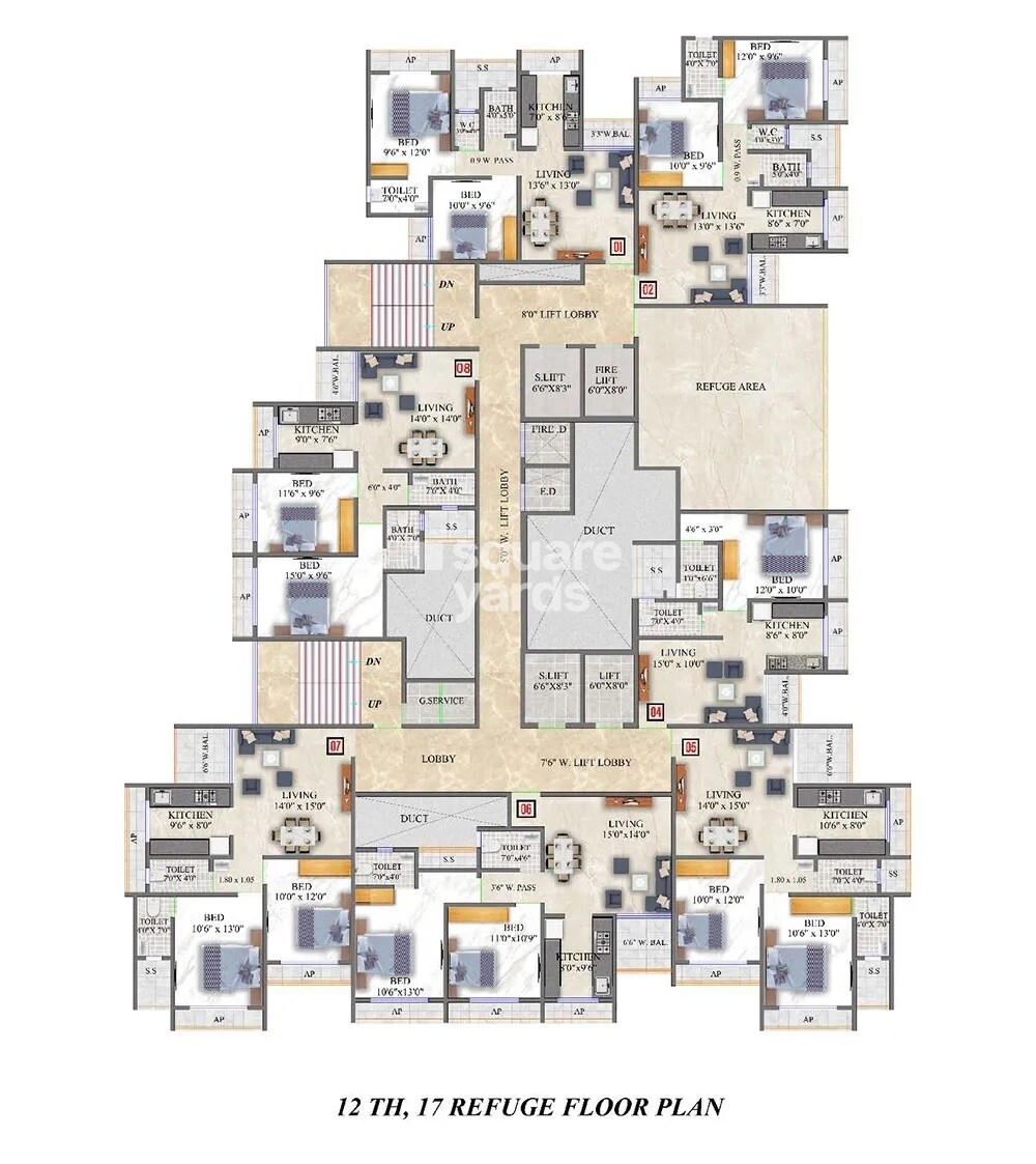 Western Arch Sai Galaxy Floor Plans