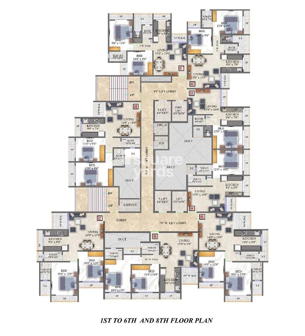 Western Arch Sai Galaxy Floor Plans