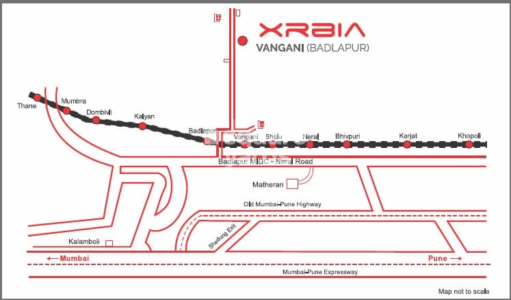 Xrbia Aashiyana City Location Image