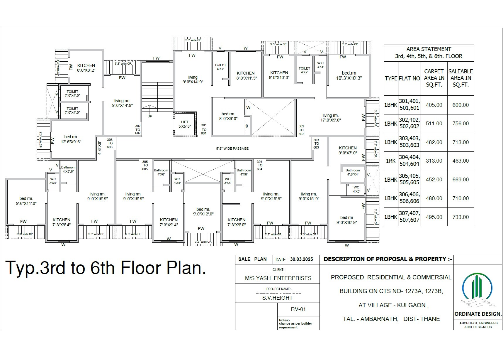 Yash Grand Unity Residences Floor Plans