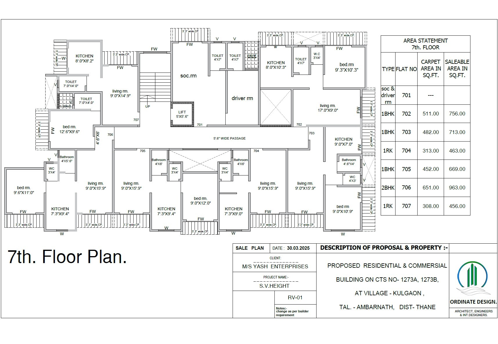 Yash Grand Unity Residences Floor Plans