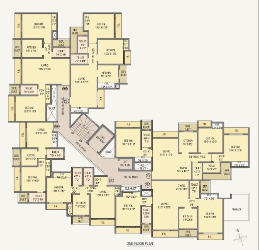 Yash Nalanda CHS Floor Plans