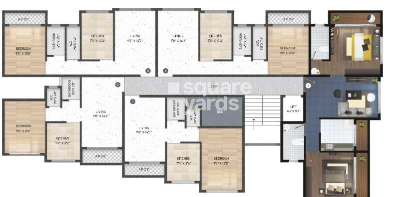 Yavhi Altamount Floor Plans