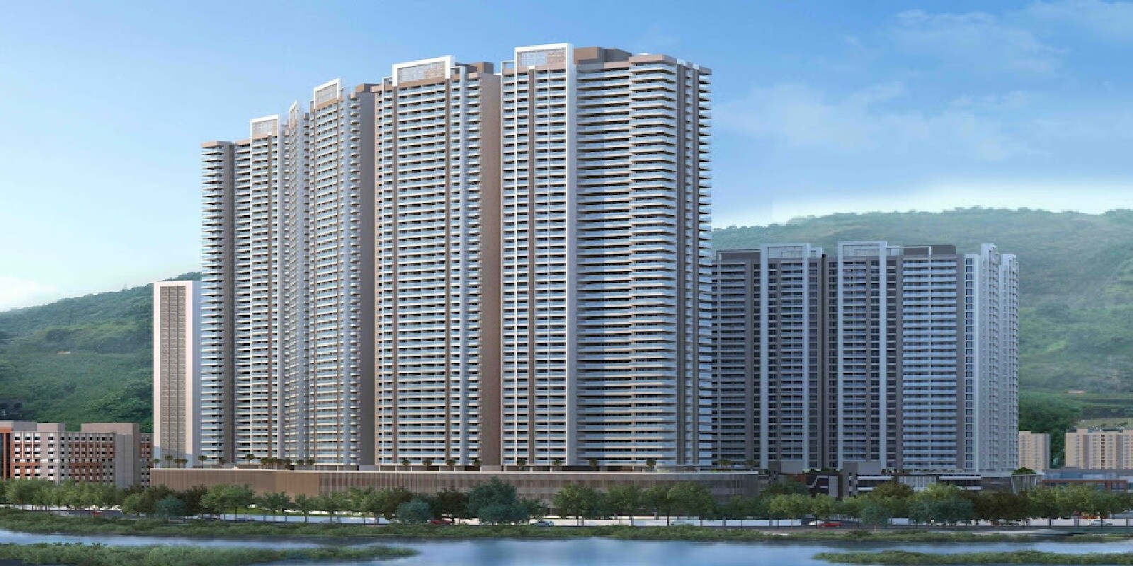 Yes Palm Riveria residential project in Mumbra