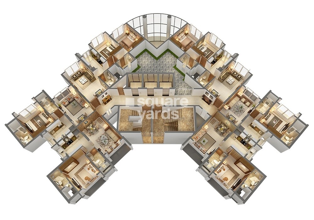 Yogi Ajmera Bliss Floor Plans
