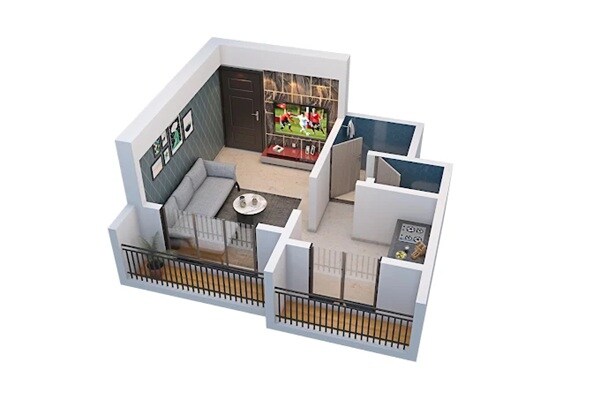 275 Sq. Ft. Studio