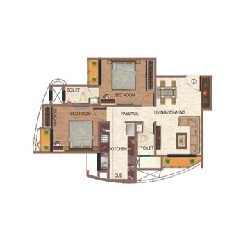  2 BHK Apartment at Ace Aviana, Kasarvadavali – for Rent