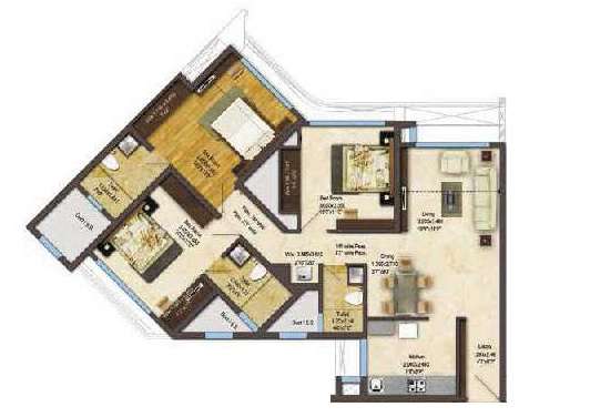acme alpinia apartment 3 bhk 880sqft 20233901183939