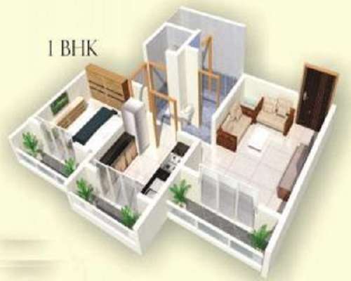 1 BHK 241 Sq. Ft. Apartment in Adinath Manas Hills